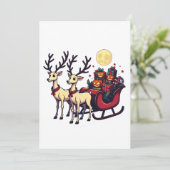 Save The Date Noël à Halloween Reindeer Citrouille présente (Debout devant)