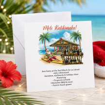 Noël à Hawaï fête d'Hawaï “Mele Kalikimaka!”