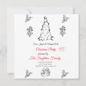 Save The Date Noël non photo sifflant (Devant)