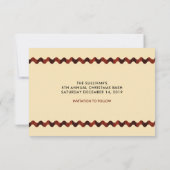 Save The Date Noël Voeux Enfant & Kitty Chat Fête de Noël (Dos)