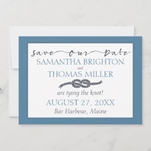 Save The Date noeud d'éternité nautique Enregistrer notre date