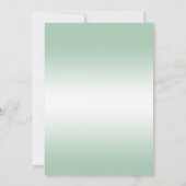 Save The Date Nœud et ruban de gemme d'émeraude 55e anniversaire (Dos)