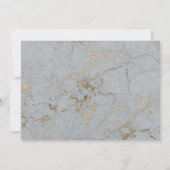 Save The Date Noir foncé Moody Mariage botanique Enregistrer La  (Dos)