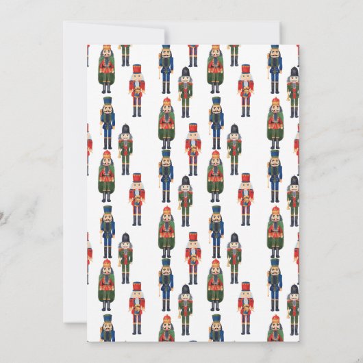 Save The Date Noisette de Noël avec mariage de train noël (Dos)