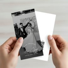 Noms Élégants Modernes Photo de Mariage Argent Anc