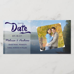 Save The Date Northren Woods Wedding Enregistrer la date