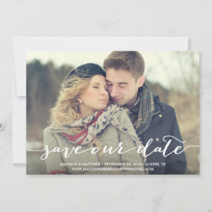 Save The Date Note d'amour Annonce de sauvegarde de la date