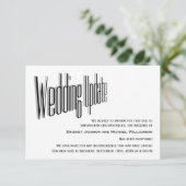 Save The Date Notification du mariage reportée (Debout devant)