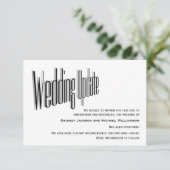 Save The Date Notification du mariage reportée (Debout devant)