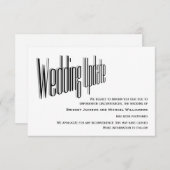 Save The Date Notification du mariage reportée (Devant / Derrière)