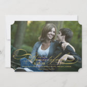 Save The Date Notre Amour Est Belle Moderne Romantique Script Ph (Devant)