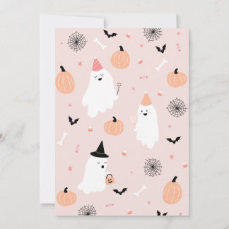 Save The Date Notre Petit Boo - 1er Anniversaire Halloween Invit
