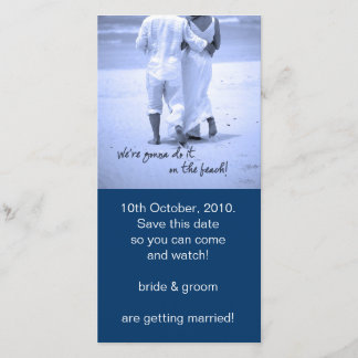 Save The Date Nous allons le faire sur la plage !