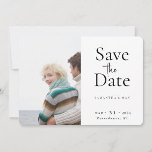 Save The Date Nous Deux Photo Mariage Enregistrer la Date