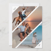 Save The Date Nous faisons 4 Photo Moderne Gribouillis Script No (Dos)
