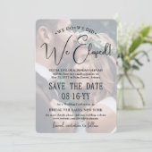 Save The Date Nous L'Avons Fait, Nous Avons Été Éloignés ! Récep (Debout devant)