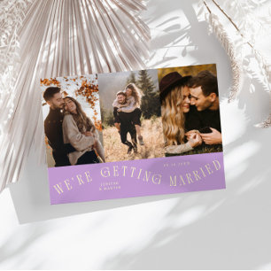 Save The Date Nous nous marions Multi Photo Wisteria