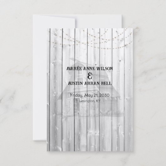 Save The Date Nous sommes en train de devenir des Mariages occid (Dos)