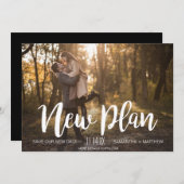 Save The Date Nouveau plan Photo Mariage reporté (Devant / Derrière)
