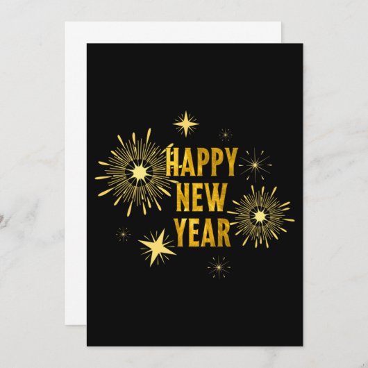 Save The Date Nouvel An Eve Party Fournitures NYE 2023 Happy New (Devant / Derrière)