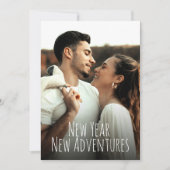 Save The Date Nouvel An Fêtes Nouvelles Aventures Mariage photo (Devant)