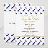 Save The Date NOUVELLE-ZÉLANDE Mariage Evénement Spécial Célébra (Devant / Derrière)