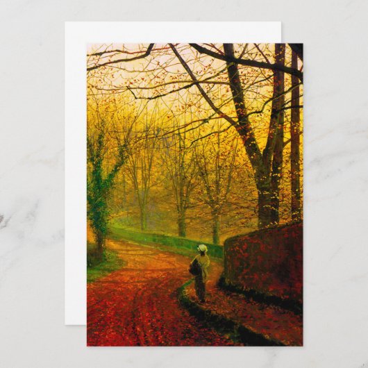 Save The Date Novembre après-midi Stapleton Park Grimshaw (Devant / Derrière)