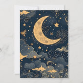 Save The Date Nuit Bleue Or Céleste Mariage (Dos)