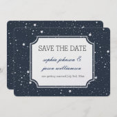 Save The Date Nuit sous les étoiles à retenir (Devant / Derrière)