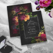 Save The Date Nuits Sultry Floral Mariage ID829