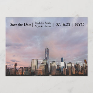 Save The Date NYC Freedom Tower Photo - Enregistrer la date