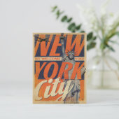 Save the date | NYC - Wij heten u welkom! Aankondigingskaart (Staand voorkant)