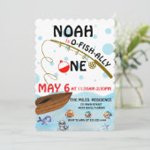 Save The Date O-fish-Ally, Petit Pêcheur, Un Anniversaire (Debout devant)