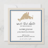 Save The Date Oak Bluffs Martha's Vineyard | Enregistrer la date (Devant)