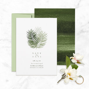 Save The Date Oasis d'Olive Palmes Mariage ID1324