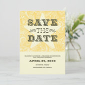 Save The Date Occidental Enregistrer La Date (Debout devant)