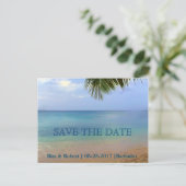 Save the date | Oceaan | Kaart bekendmaking Briefk (Staand voorkant)