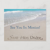 Save the date | Oceaan | Kaart bekendmaking Briefk (Voorkant)