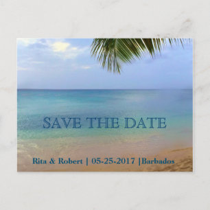 Save the date   Océan   Carte Faire-part postale