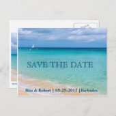 Save the date | Océan | Carte Faire-part postale (Devant / Derrière)