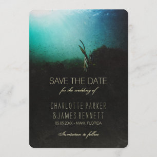 Save The Date Océan tropical Enregistrer la date