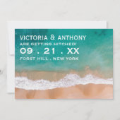 Save The Date Ocean Wave, Mariage plage (Devant)