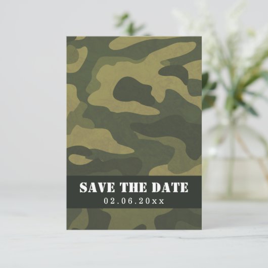 Save The Date OEuf de camoflet (Debout devant)