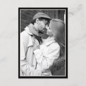 Save The Date Old Money Classy Timeless Black Cream Wedding (Dos)