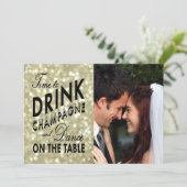 Save The Date Or glamour Enregistrer la date (Debout devant)