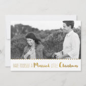 Save The Date Or, mariage et Noël brillant Enregistrer la date (Devant)