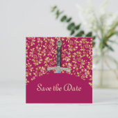 Save The Date Or Médiéval Enregistrer La Date (Debout devant)