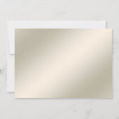 Save The Date Or Ornate Floral Enregistrer La Date (Dos)