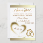 SAVE THE DATE OR SPARKLE ENREGISTRER LA DATE (Devant)