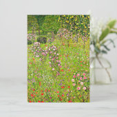 Save The Date Orchard Gustav Klimt avec Rose (Debout devant)